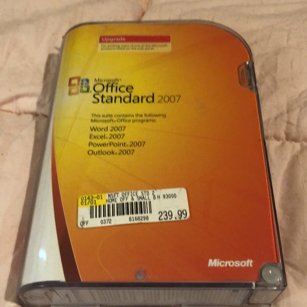 MS Microsoft Office 2007 Standard Full English Retail Version